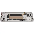OLED Assembly With Frame For Xiaomi Poco M8 Pro 5G / Redmi Note 15 Pro+ 5G (Refurbished) (Silver)