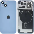 Back Glass w/ MagSafe Magnet & NFC & Flashlight Flex For iPhone 14 Plus (Service Pack) (Blue)