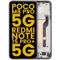 OLED Assembly With Frame For Xiaomi Poco M8 Pro 5G / Redmi Note 15 Pro+ 5G (Refurbished) (Mocha Brown)