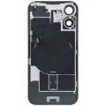 Back Glass With Steel Plate With Wireless NFC Charging MagSafe Magnet & Flashlight Flex For iPhone 16 (Service Pack) (Teal) 