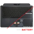 Top Case with Battery and Keyboard For MacBook Air 13" A2681 (2022) (US Keyboard) (Used OEM Pull: Grade A) (Starlight)