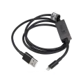 AV Line Pro Fast Power Amp Voltage Diagnostic Cable (Lighting to USB)