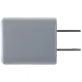 30W Dual-Port Wall Charger with GaN Fast Charging (USB-C + USB-A) (AmpSentrix Pro) (Natural Titanium)