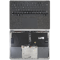 Top Case with Keyboard (EU Keyboard) For Microsoft Surface Laptop 4 13.5" (1950 / 1951 / 1958 / 1959) (Space Gray)