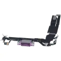 Charging Port Flex Cable With Board For iPhone 16 (EU / UK / CA) (Genuine OEM) (Pink)