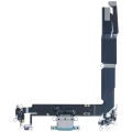 Charging Port Flex Cable With Board For iPhone 16 Plus (Genuine OEM) (Teal)