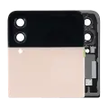 Outer OLED Assembly For Samsung Galaxy Z Flip 4 5G (Used OEM Pull: Grade A) (Pink Gold)