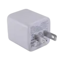 30W Dual-Port Wall Charger with GaN Fast Charging (USB-C + USB-A) (AmpSentrix Pro) (Desert Titanium)