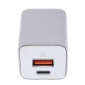 30W Dual-Port Wall Charger with GaN Fast Charging (USB-C + USB-A) (AmpSentrix Pro) (Desert Titanium)