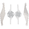 APU Processor Heatsink Clamp Bracket Replacement Set For PlayStation 5 / PS5 Slim (CFI-12XX)