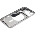 Mid-Frame Housing  W/ Small Parts For iPhone 15 Pro Max (EU / Global Version) (Used OEM Pull: Grade C) (White Titanium)