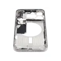 Mid-Frame Housing  W/ Small Parts For iPhone 15 Pro Max (EU / Global Version) (Used OEM Pull: Grade C) (White Titanium)