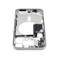 Mid-Frame Housing  W/ Small Parts For iPhone 15 Pro Max (EU / Global Version) (Used OEM Pull: Grade C) (White Titanium)