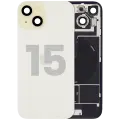 Back Glass w/ MagSafe Magnet & NFC & Flashlight Flex For iPhone 15 (Used OEM Pull: Grade B) (Yellow)