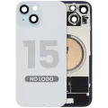 Back Glass w/ MagSafe Magnet For iPhone 15 (Aftermarket) (Blue) (No Logo)