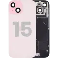 Back Glass w/ MagSafe Magnet & NFC & Flashlight Flex For iPhone 15 (Used OEM Pull: Grade C) (Pink)