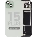 Back Glass w/ MagSafe Magnet & NFC & Flashlight Flex For iPhone 15 Plus (Aftermarket) (Green) (No Logo)