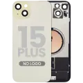 Back Glass w/ MagSafe Magnet For iPhone 15 Plus (Aftermarket) (Yellow) (No Logo)