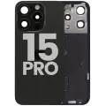 Back Glass w/ MagSafe Magnet & NFC & Flashlight Flex For iPhone 15 Pro (Used OEM Pull: Grade B) (Black Titanium)