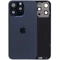 Back Glass w/ MagSafe Magnet & NFC & Flashlight Flex For iPhone 15 Pro Max (Genuine OEM) (Blue Titanium)
