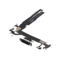 Charging Port Flex Cable For iPhone 17 (Used OEM Pull) (Black)