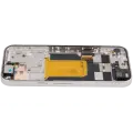OLED Assembly With Frame Compatible (With Fingerprint Sensor) For Google Pixel 9A (Refurbished) (Porcelain)