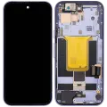OLED Assembly With Frame Compatible (With Fingerprint Sensor) For Google Pixel 9A (Refurbished) (Iris)