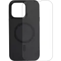 Black Case with Screen Protector And MagSafe For iPhone 15 Pro 