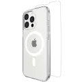Clear Case with Screen Protector And MagSafe For iPhone 15 Pro Max