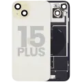 Back Glass w/ MagSafe Magnet & NFC & Flashlight Flex For iPhone 15 Plus (Used OEM Pull: Grade A) (Yellow)