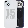 Back Glass w/ MagSafe Magnet & NFC & Flashlight Flex For iPhone 15 Plus (Used OEM Pull: Grade A) (Blue)