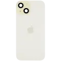 Back Glass w/ MagSafe Magnet & NFC & Flashlight Flex For iPhone 15 (Service Pack) (Yellow)