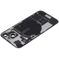 Back Glass w/ MagSafe Magnet & NFC & Flashlight Flex For iPhone 15 (Service Pack) (Yellow)