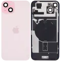 Back Glass w/ MagSafe Magnet & NFC & Flashlight Flex For iPhone 15 Plus (Service Pack) (Pink)
