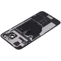 Back Glass w/ MagSafe Magnet & NFC & Flashlight Flex For iPhone 15 Plus (Service Pack) (Pink)