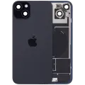 Back Glass w/ MagSafe Magnet & NFC & Flashlight Flex For IPhone 15 Plus (Genuine OEM) (Black)