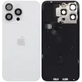 Back Glass w/ MagSafe Magnet & NFC & Flashlight Flex For iPhone 15 Pro Max (Genuine OEM) (UK / EU Version) (White Titanium)
