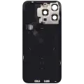 Back Glass w/ MagSafe Magnet & NFC & Flashlight Flex For iPhone 15 Pro Max (Genuine OEM) (UK / EU Version) (White Titanium)