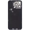 Back Glass w/ MagSafe Magnet & NFC & Flashlight Flex For iPhone 15 Pro Max (Genuine OEM) (UK / EU Version) (Black Titanium)