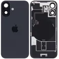 Back Glass w/ MagSafe Magnet & NFC & Flashlight Flex For iPhone 16 (Used OEM Pull: Grade A) (Black)