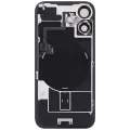 Back Glass w/ MagSafe Magnet & NFC & Flashlight Flex For iPhone 16 (Used OEM Pull: Grade A) (Black)