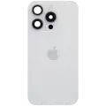 Back Glass w/ MagSafe Magnet & NFC & Flashlight Flex For iPhone 15 Pro (Genuine OEM) (UK / EU Version) (White Titanium)