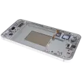 OLED Assembly With Frame For Samsung Galaxy S24 Plus (Used OEM Pull: Grade B) (Amber Yellow)