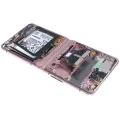 Inner OLED Assembly For Samsung Galaxy Z Flip 5G (US & International) (Used OEM Pull Grade B) (Mystic Bronze) 