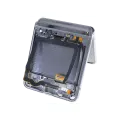 Inner OLED Assembly For Samsung Galaxy Z Flip 5G (US & International) (Used OEM Pull Grade B) (Mystic Black) 