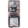Inner OLED Assembly For Samsung Galaxy Z Flip 5G (US & International) (Used OEM Pull Grade A) (Mystic Bronze) 