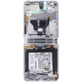 Inner OLED Assembly For Samsung Galaxy Z Flip 5G (US & International) (Used OEM Pull Grade A) (Mirror Purple) 