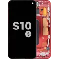 OLED Assembly With Frame For Samsung Galaxy S10E (Blemish: Grade B) (Cardinal Red)