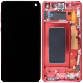 OLED Assembly With Frame For Samsung Galaxy S10E (Blemish: Grade B) (Cardinal Red)