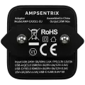 30W Dual-Port Wall Charger with GaN Fast Charging (USB-C + USB-A) (AmpSentrix Pro) (220V Euro) (Black Titanium)